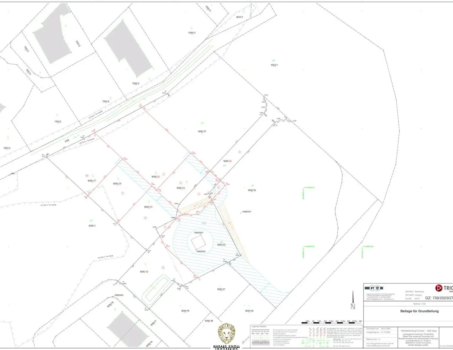 Wunderschöne, sonnige Bauparzelle (ca. 366 qm) für Ihr Einfamilienwohnhaus in Kramsach