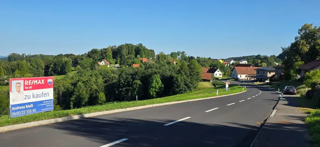 Sonniges Baugrundstück in Kohldorf 15 km östlich von Graz!