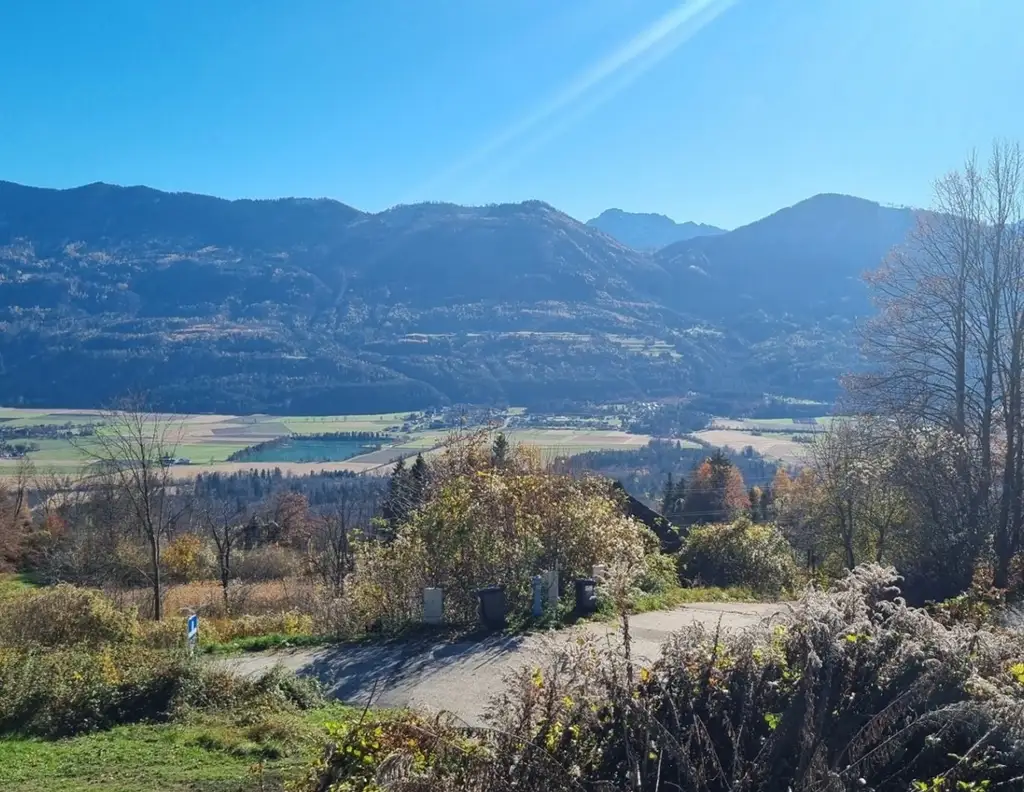 Baugrund - Blick ins Rosental-Kärnten - Hanglage