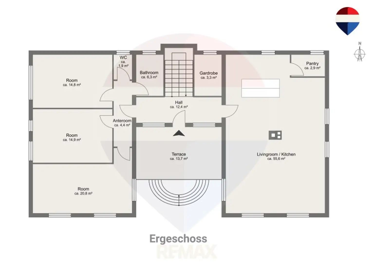 Erdgeschoss Grundriss