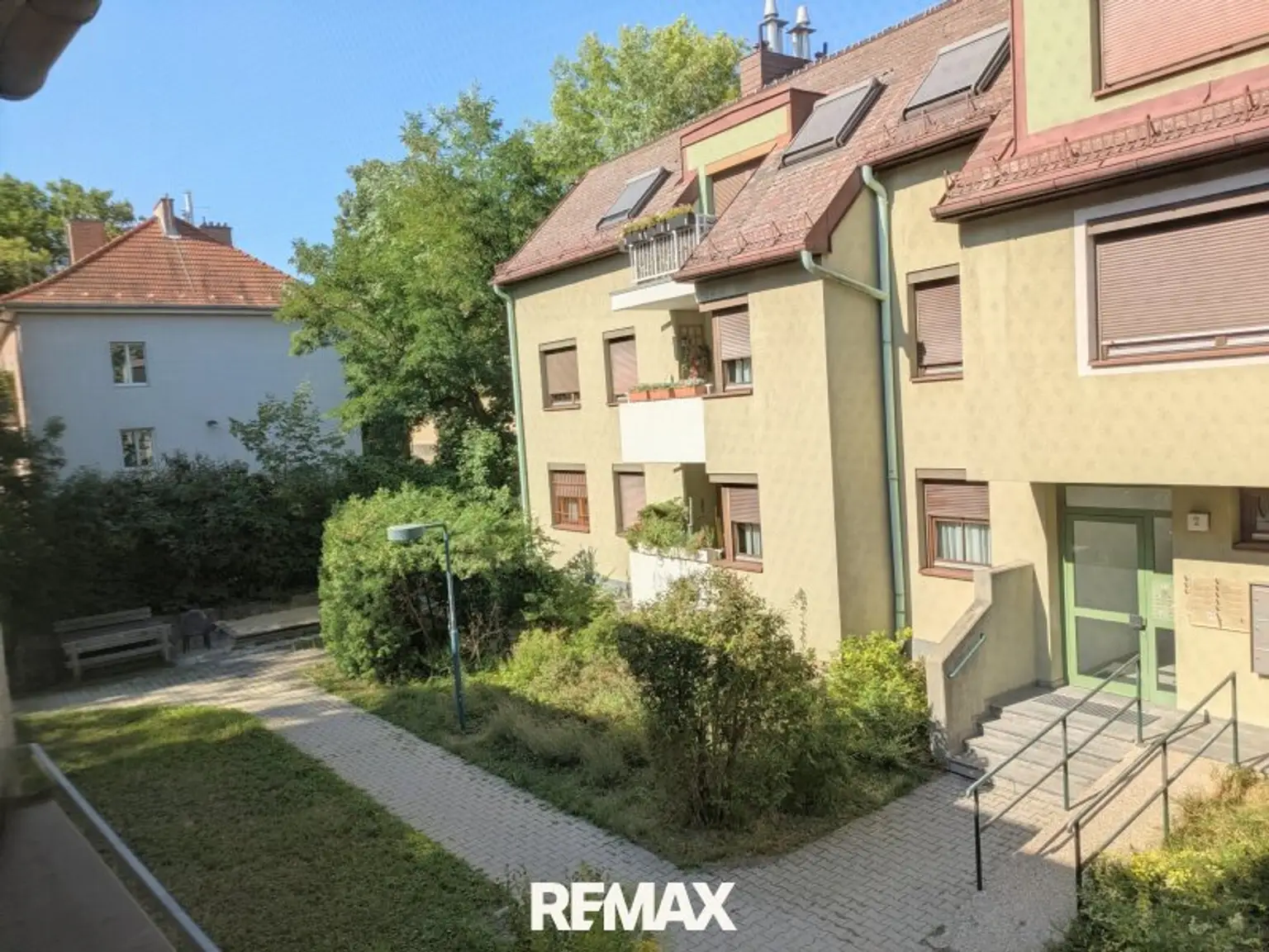 Ausblick in den Innenhof