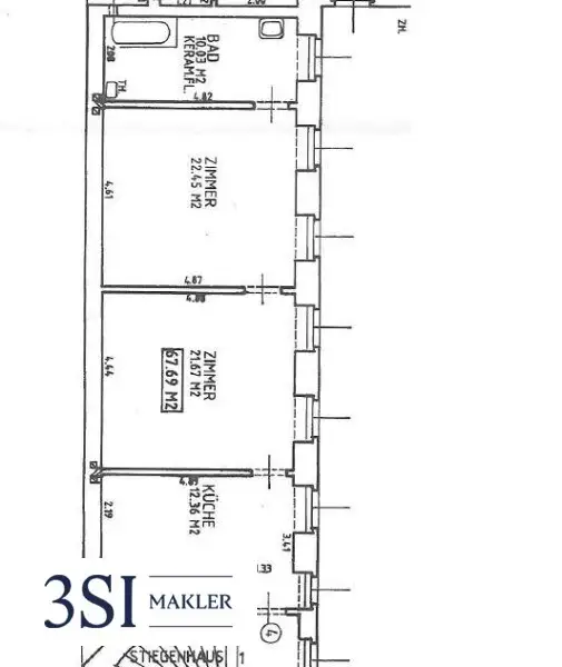 Vollmöbliert, smart geschnitten und großzügig aufgeteilt - 2-Zimmer-Apartment direkt bei U3-Station