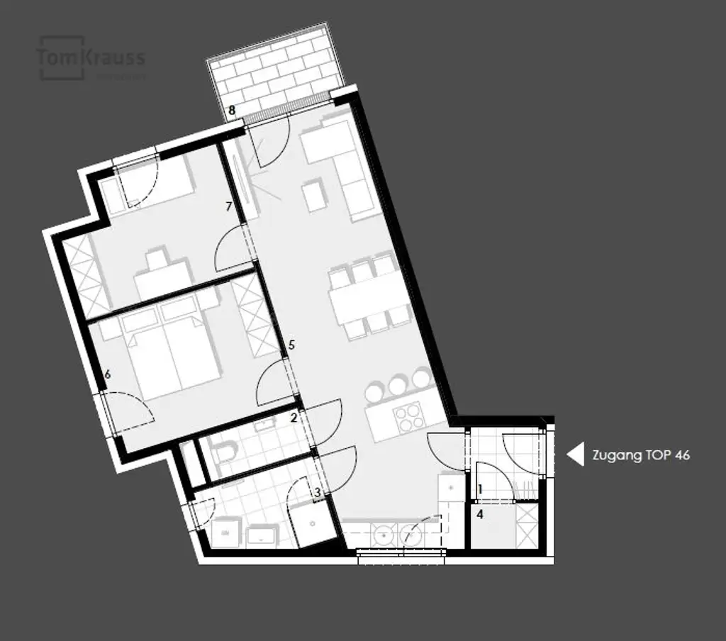 3-ZIMMER WOHNTRAUM MIT BALKON UND PRATERBLICK