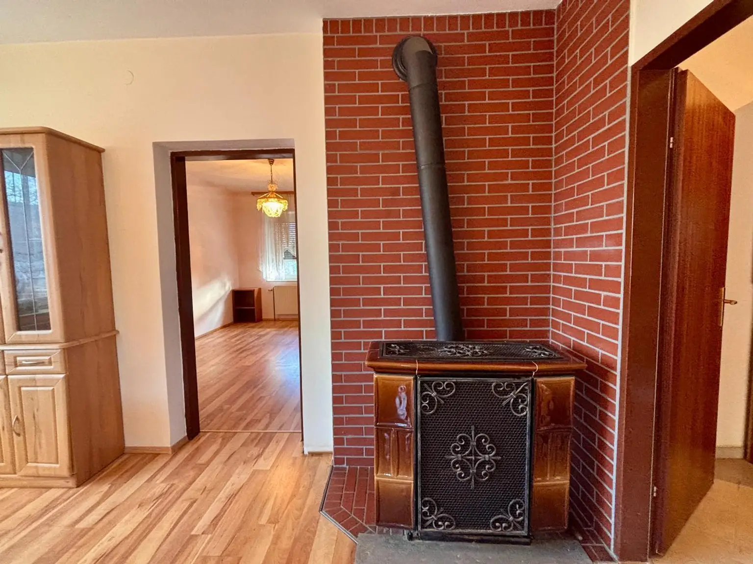 Kamin im Esszimmer
