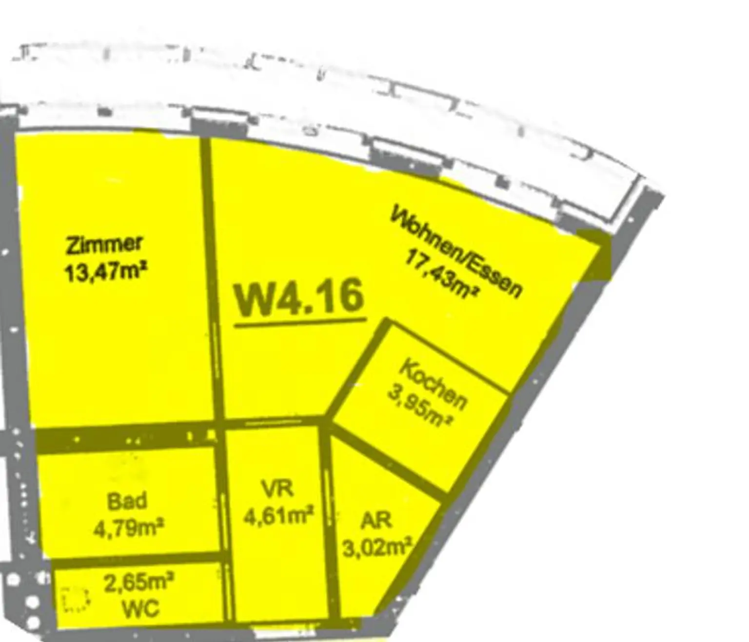 2-Zimmer-Wohnung im PEMA II  4/16
