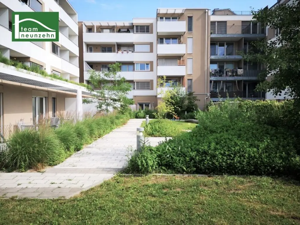 MITTEN IN DER STADT Ruhe auf der begrünten Terrasse genießen - 2 Zimmer Neubauwohnung. - WOHNTRAUM