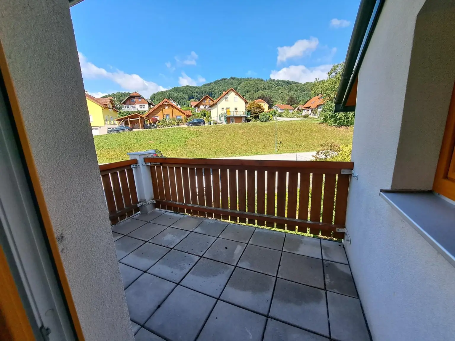 Aussicht nach hinten