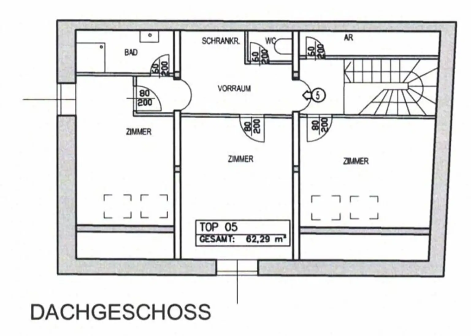 Charmante 3-Zimmer-Dachgeschosswohnung im Zentrum von Horn