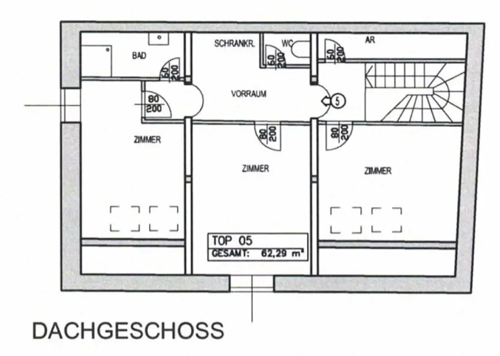 Charmante 3-Zimmer-Dachgeschosswohnung im Zentrum von Horn