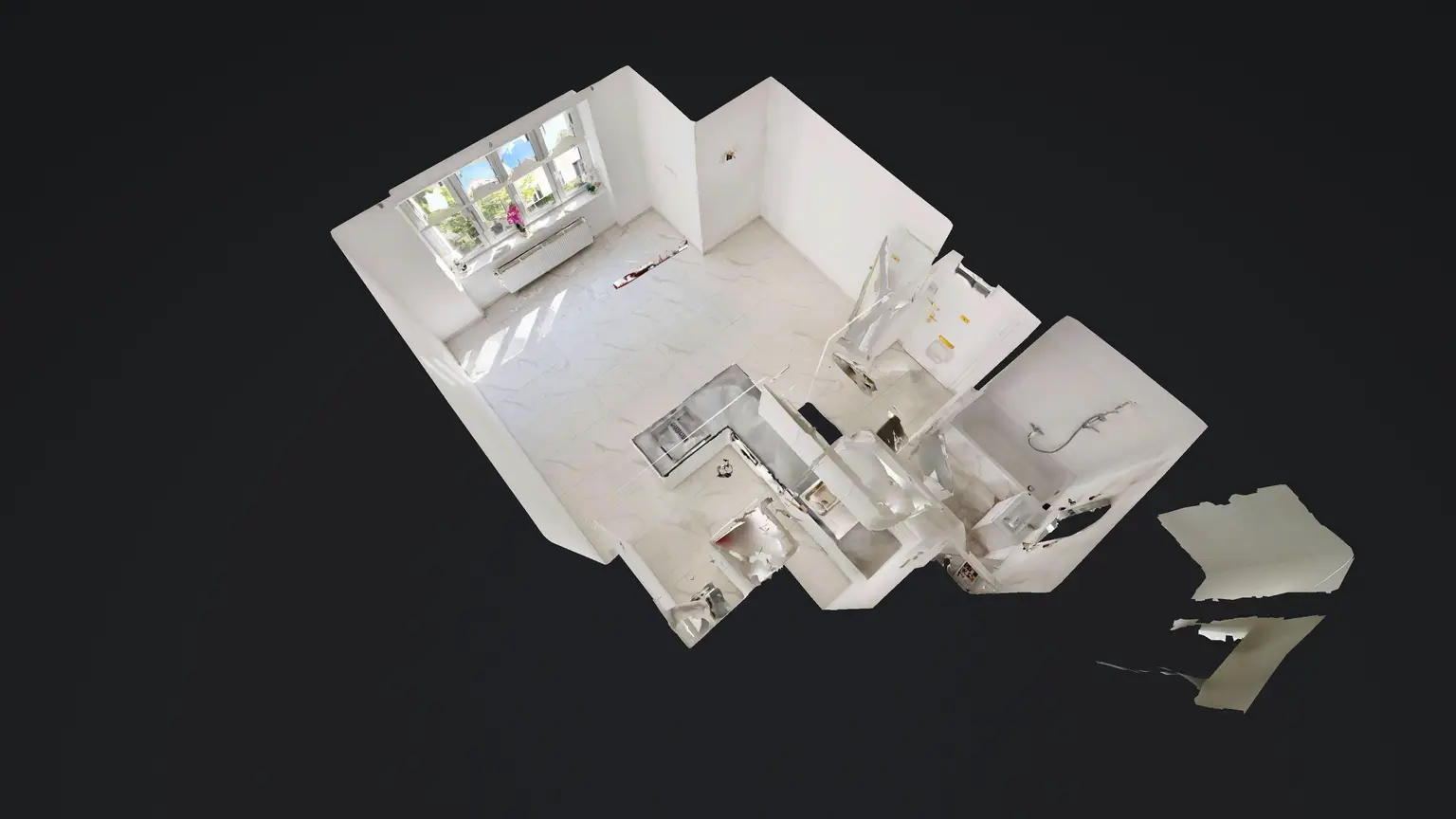 Schönbrunner Straße: Innenhof-GrünRuhelage - Helle "Klein"-Wohnung mit guter Verkehrsanbindung nahe U4 Meidling und Schönbrunn