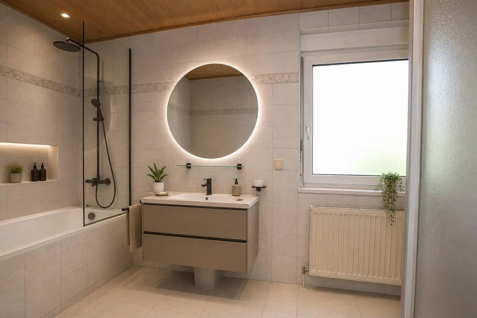 Badezimmer – virtuell eingerichtet