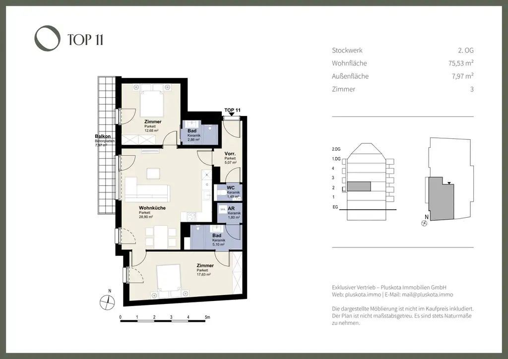 DAS VIVENOT – FAMILIENFREUNDLICHE 3 ZIMMER MIT 2 BÄDERN