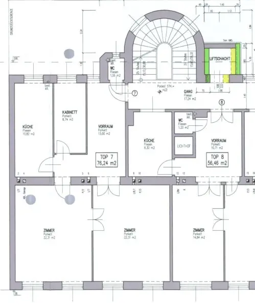 TOLLER ALTBAU - SCHÖNE WOHNUNG IM ALTWIENER STIL - ZUM SANIEREN