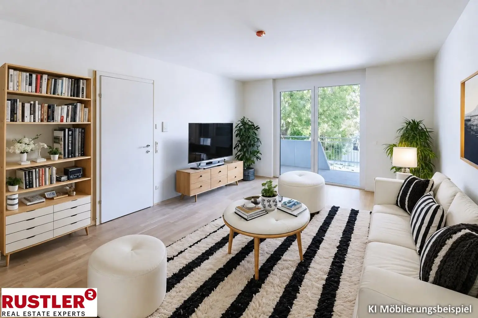 Wohnzimmer KI Möblie