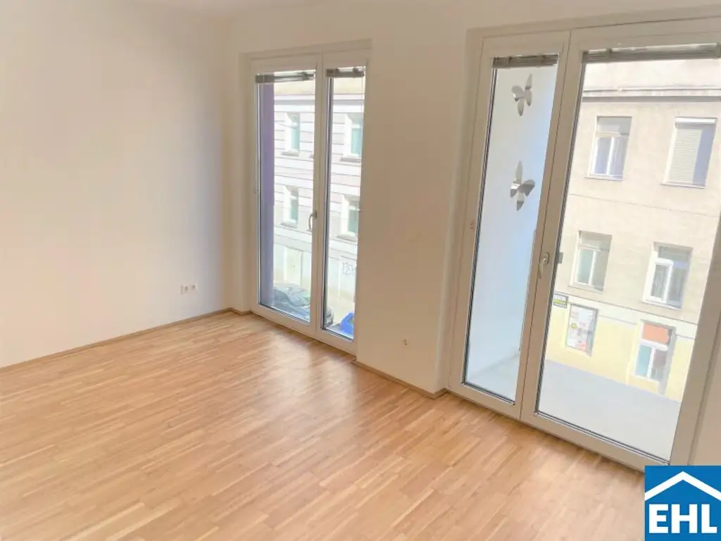 Perfekt aufgeteilte 2 Zimmerwohnung mit Balkon
