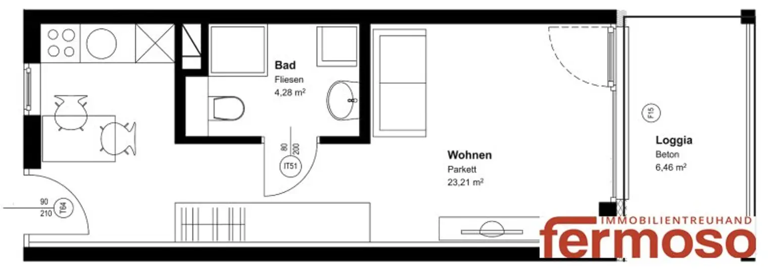 Moderne 1-Zimmer-Wohnung mit Loggia – urban & ruhig in Graz