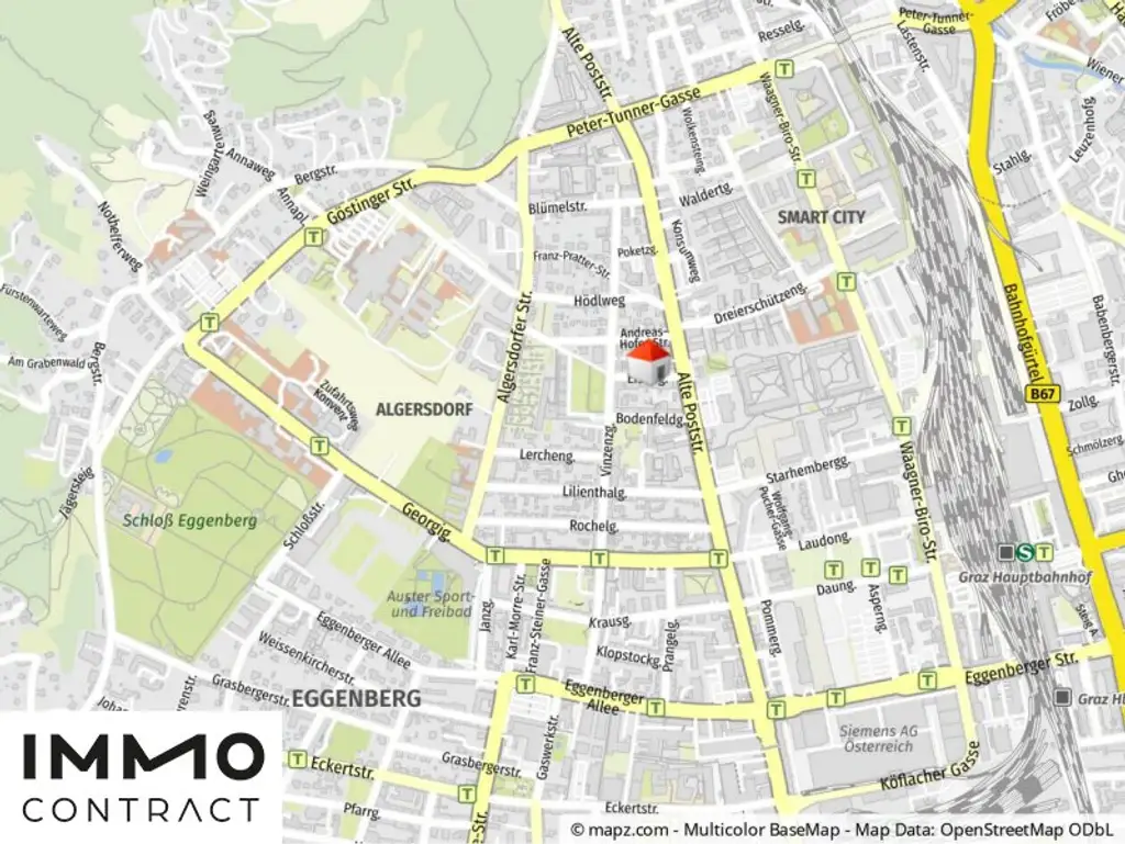 Geolyzer Kartenausschnitt