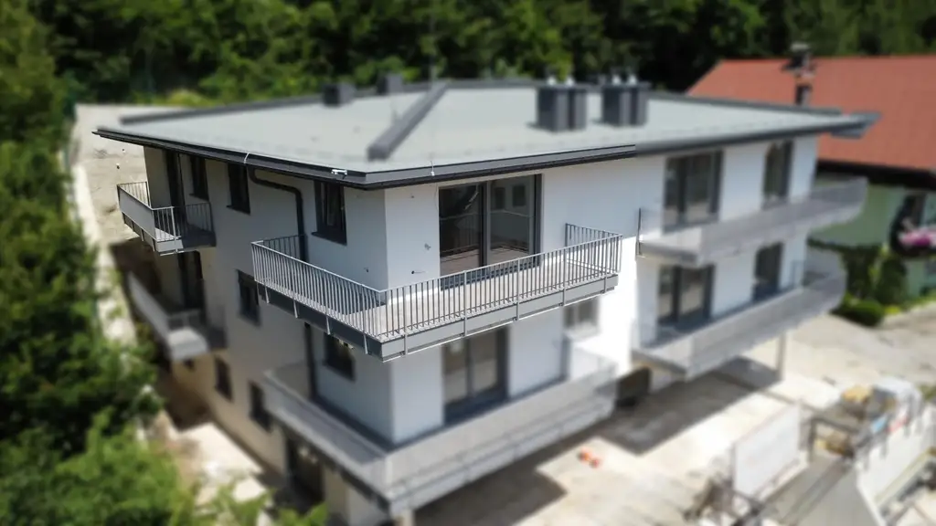Exklusive 3-Zi-Neubauwohnung mit See- und Bergblick in Mondsee-Tiefgraben