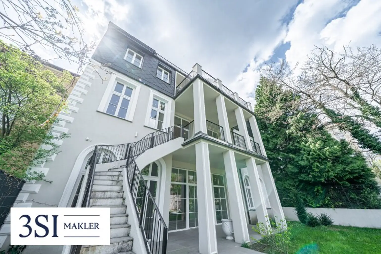 Luxus, Privatsphäre und modernste Eleganz vereint - Architektonisches Juwel in exklusiver Grünruhelage des 19. Bezirks