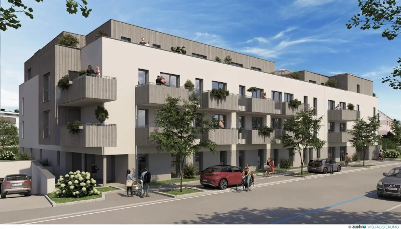 ERSTBEZUG - NEUBAU - Wunderschöne Wohnungen mit eigenem Tiefgaragenplatz im Stadtteil Neustadt