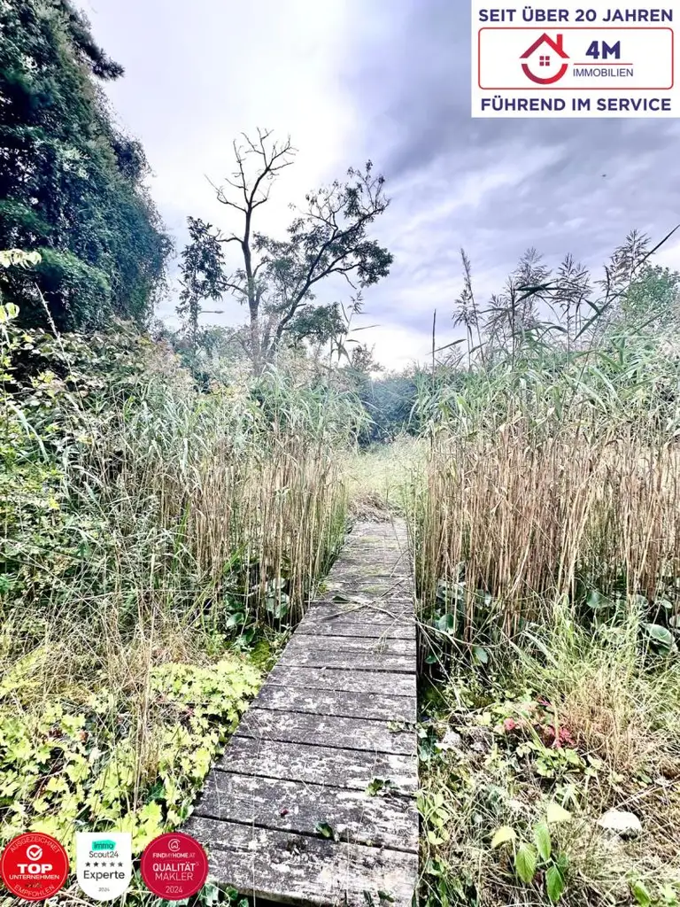 Idyllisches Wohnen mit Gartenparadies und zusätzlichem Grundstück in Bestlage Bad Fischau Brunn.