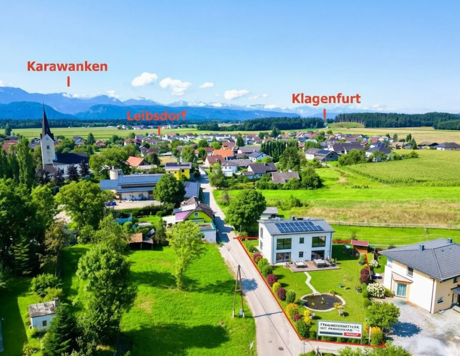 Ihr Familien-Bauplatz in Leibsdorf: Ruhig gelegen, bestens erschlossen & mit Karawankenblick