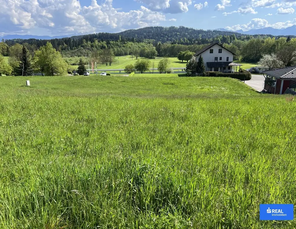 Grundstück bei Moosburg mit traumhaftem Berg- und Fernblick - zum Bauen oder als Anlage