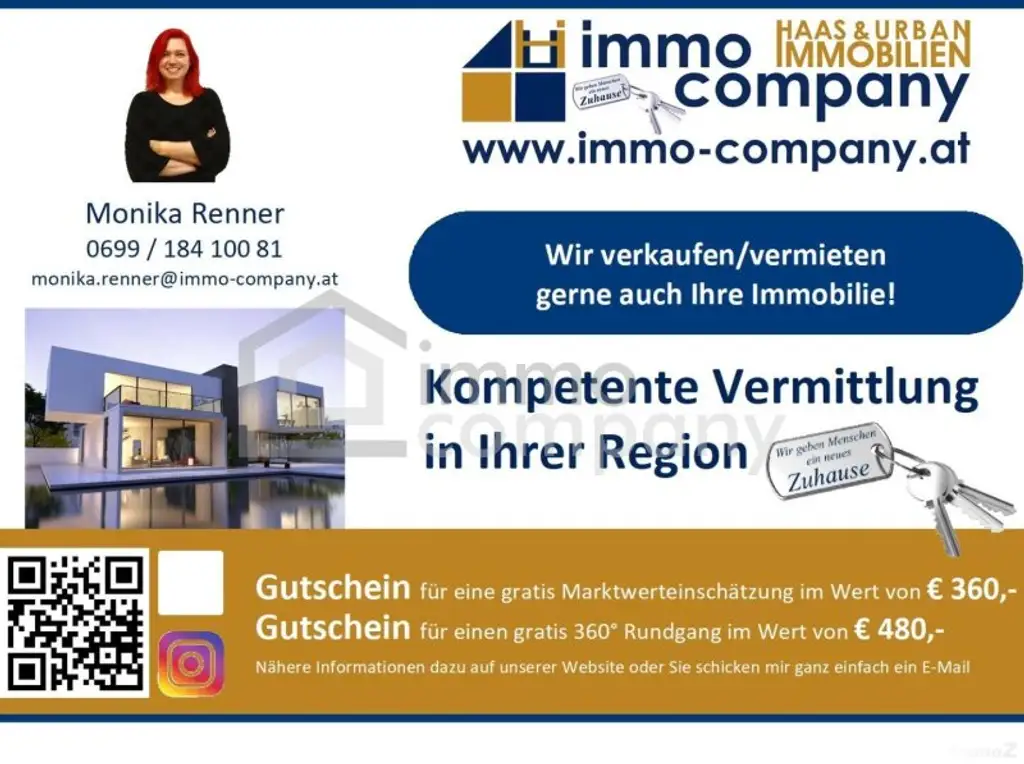 Moderne 3-Zimmer-Wohnung + Balkon + Garage