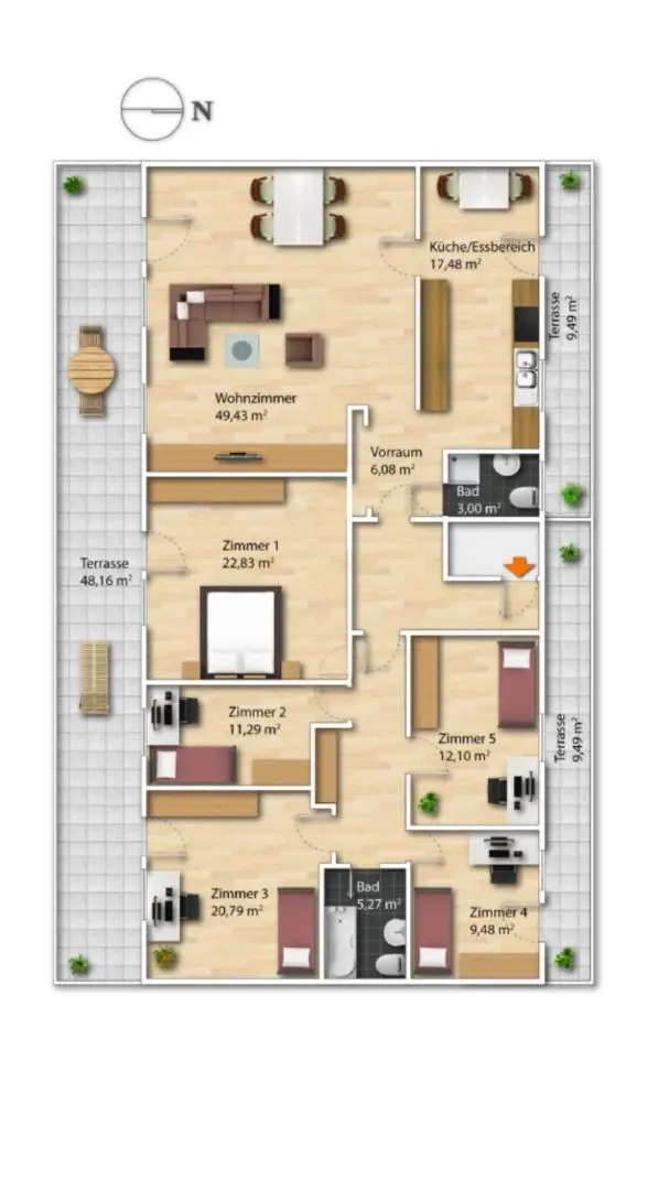 Grundriss Plan
