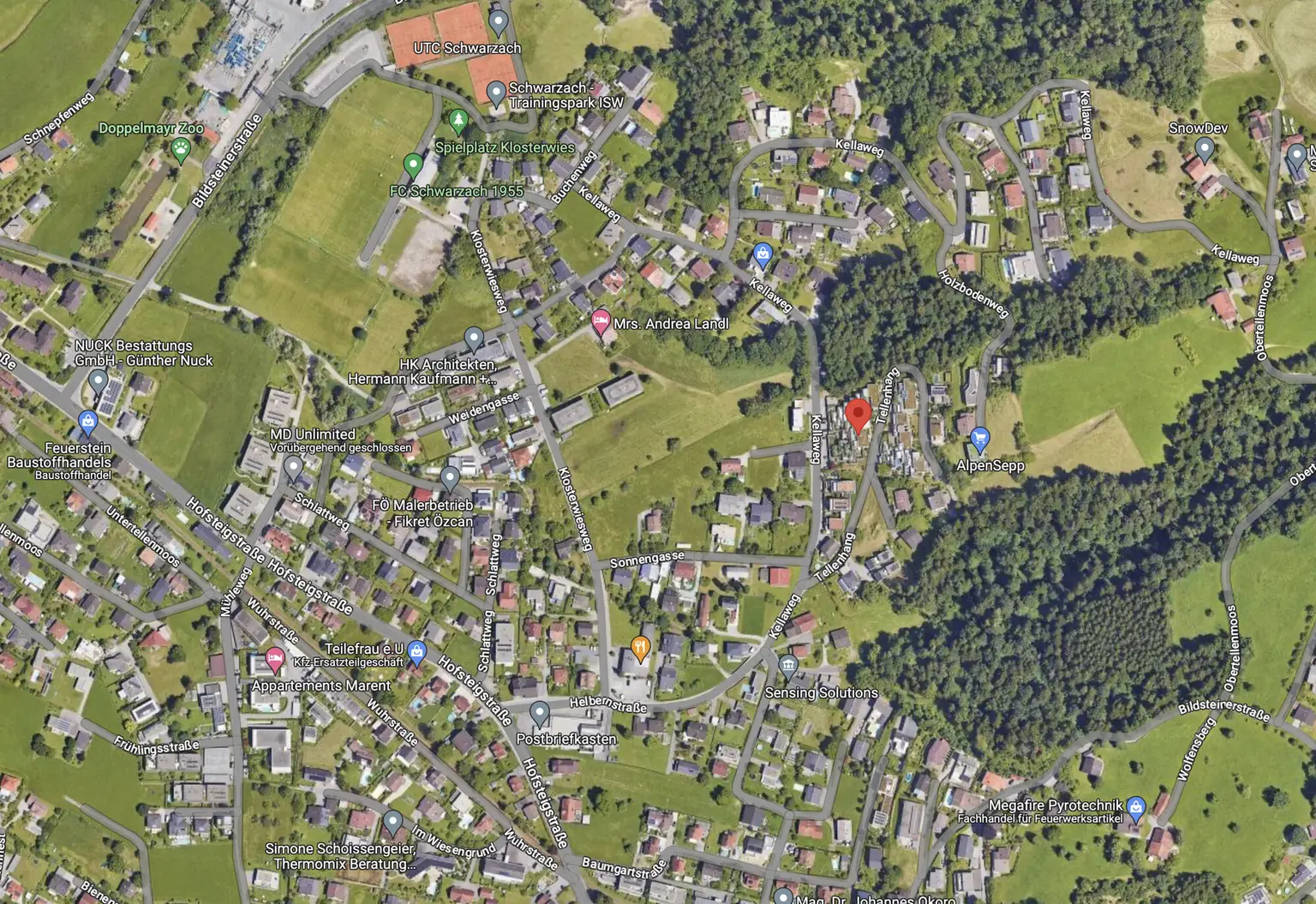 Infrastruktur Quelle Google Maps