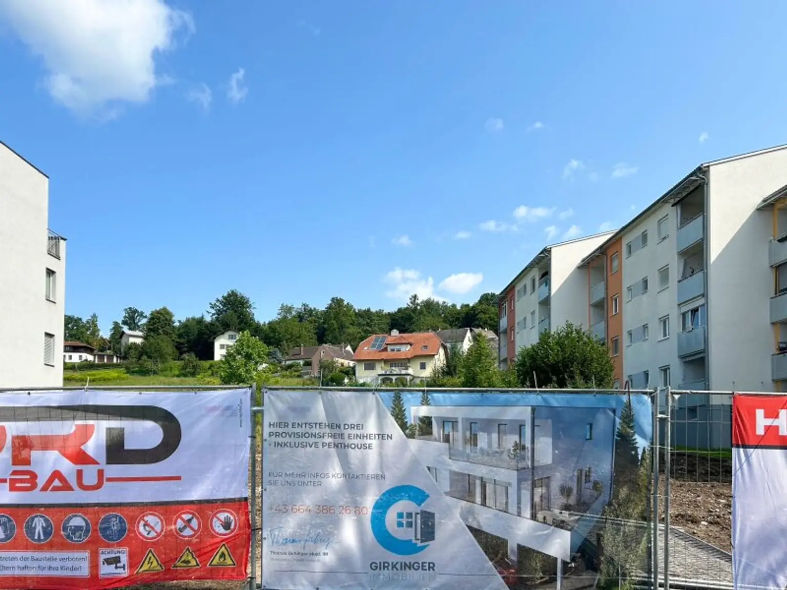 PROVISIONSFREI: Erstbezug in Steyr: 3-Zimmer-Wohnung mit Terrasse!