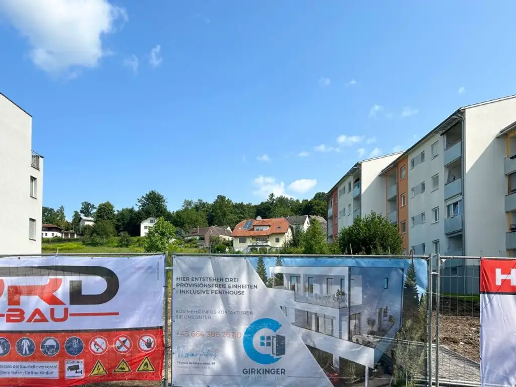 PROVISIONSFREI: Erstbezug in Steyr: 3-Zimmer-Wohnung mit Terrasse!