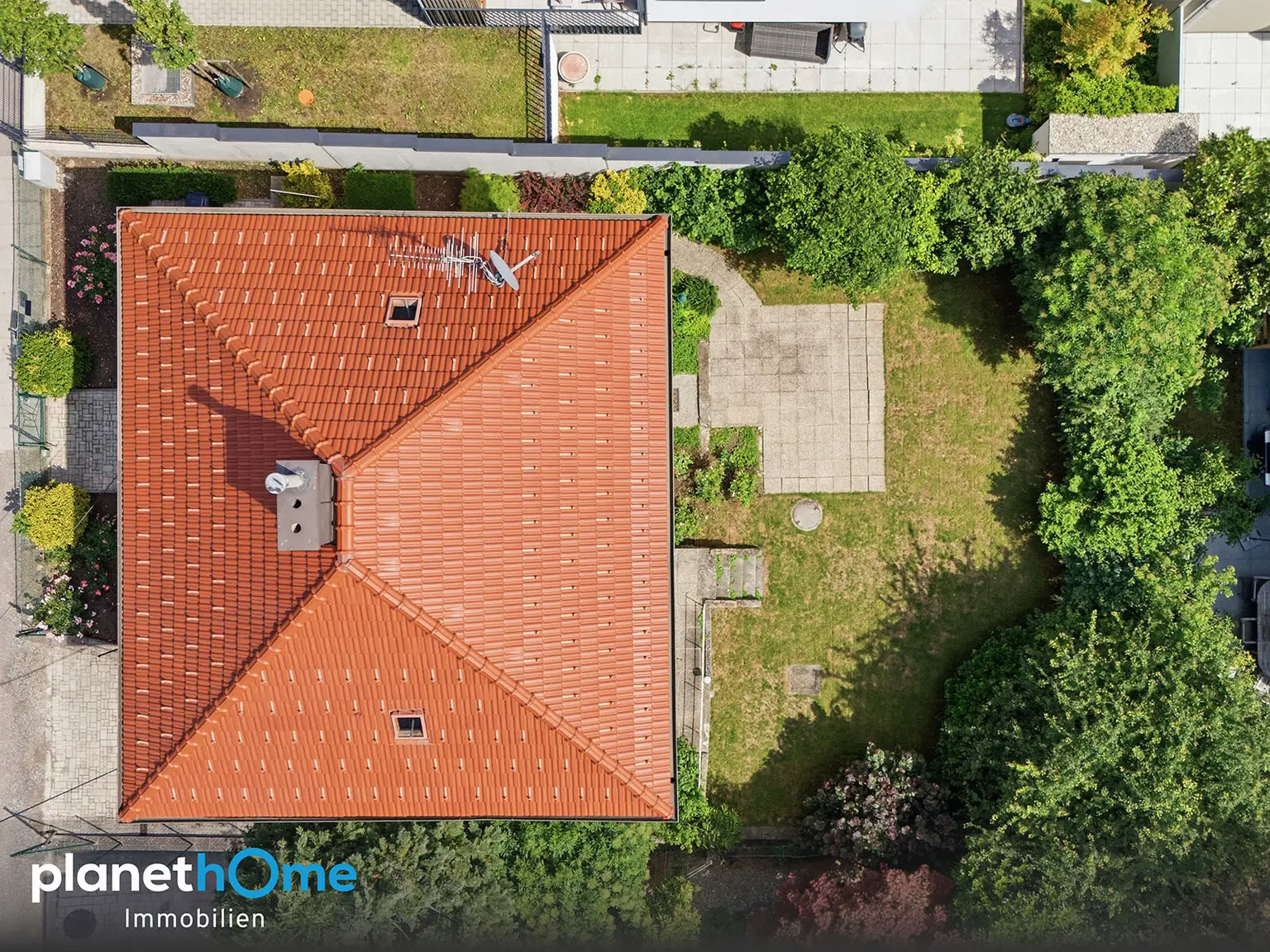 Garten Ansicht gesamt