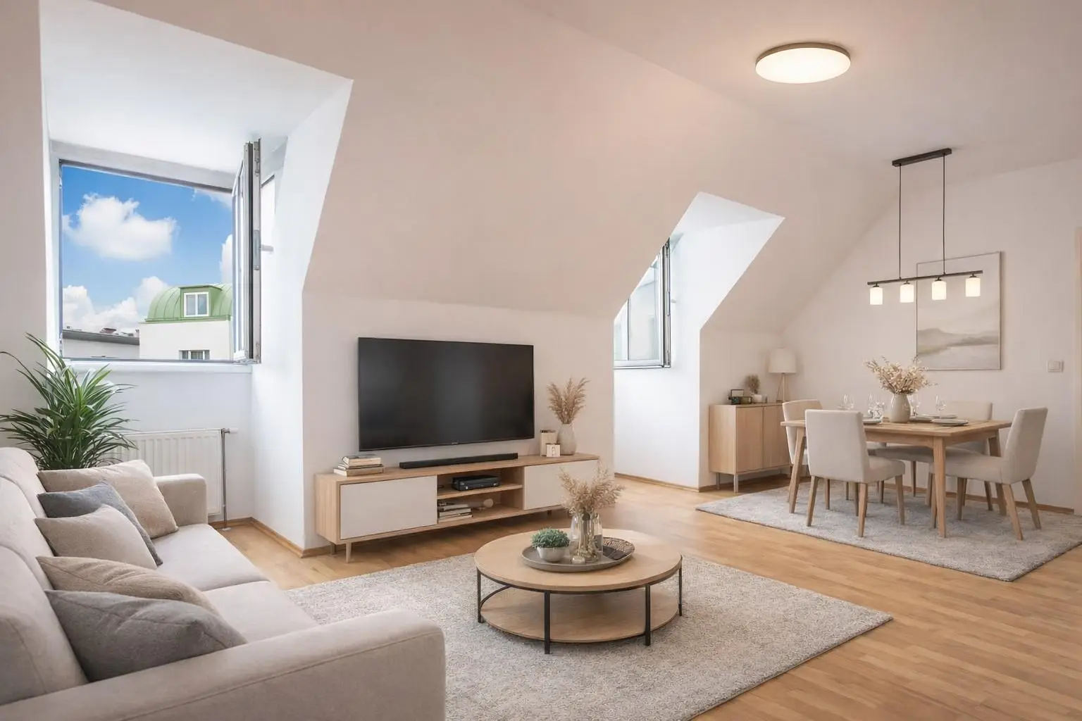 KI Visualisierung Wohnzimmer