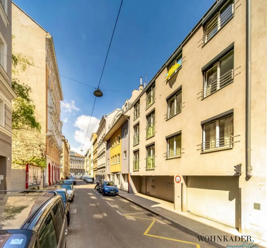 Moderne 3-Zimmer-Wohnung mit Loggia zum ruhigen Innenhof – Nähe Karmelitermarkt