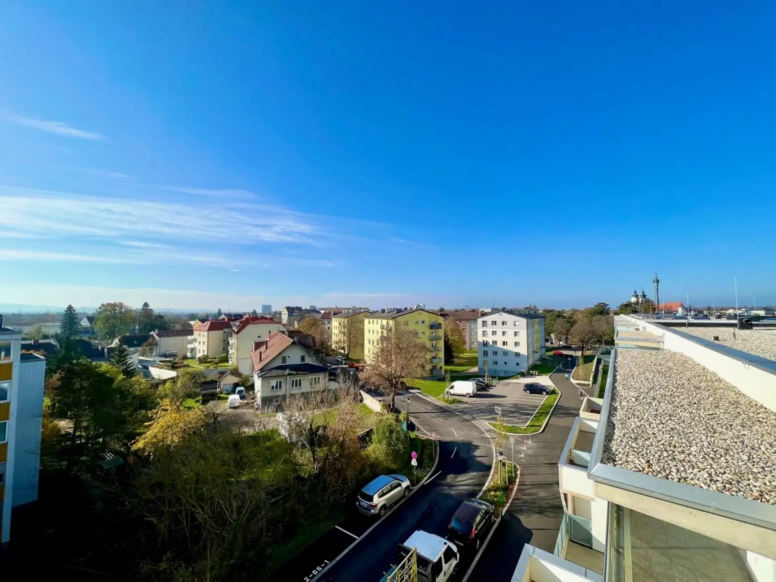 Ausblick | ++ NEUBAUWOHNUNG in TULLN ++ ZWEI Zimmer mit BALKON | Prima Service Immobilien