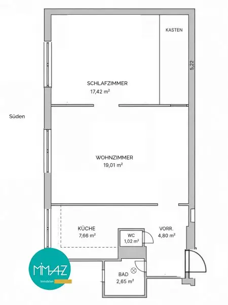 Skizze Grundriss