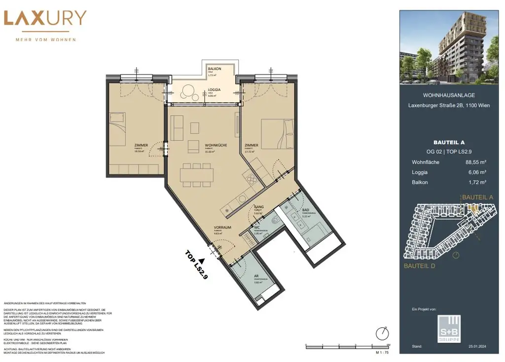 Directly at the main train station: Commission-free + Completion in October