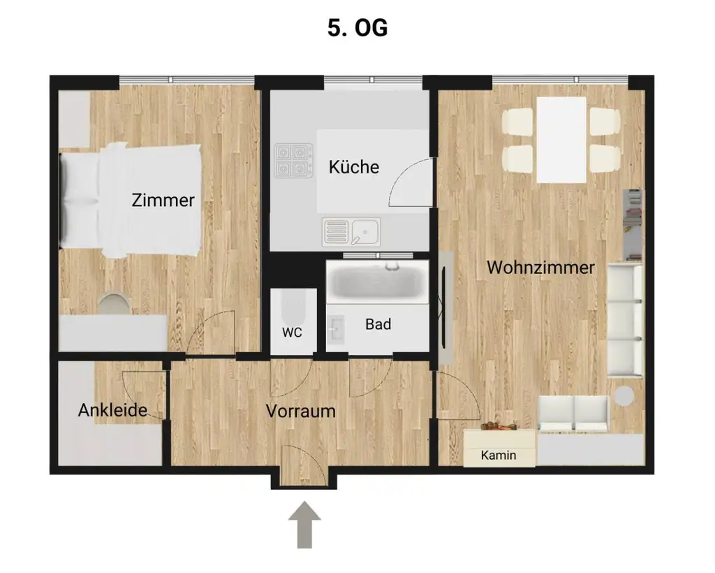 “Einziehen & Wohlfühlen! 2-Zimmer nähe Alois-Drasche-Park!“