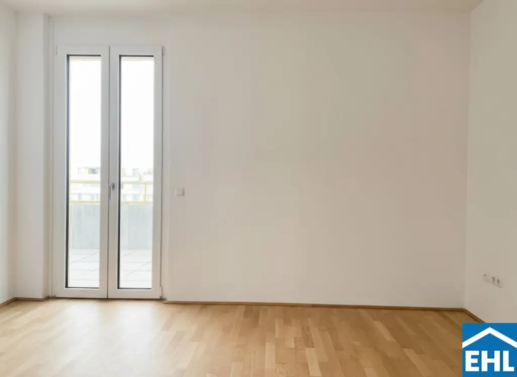 Weitläufig. Durchdacht. Zwei Balkone für Ihre Freiheit.