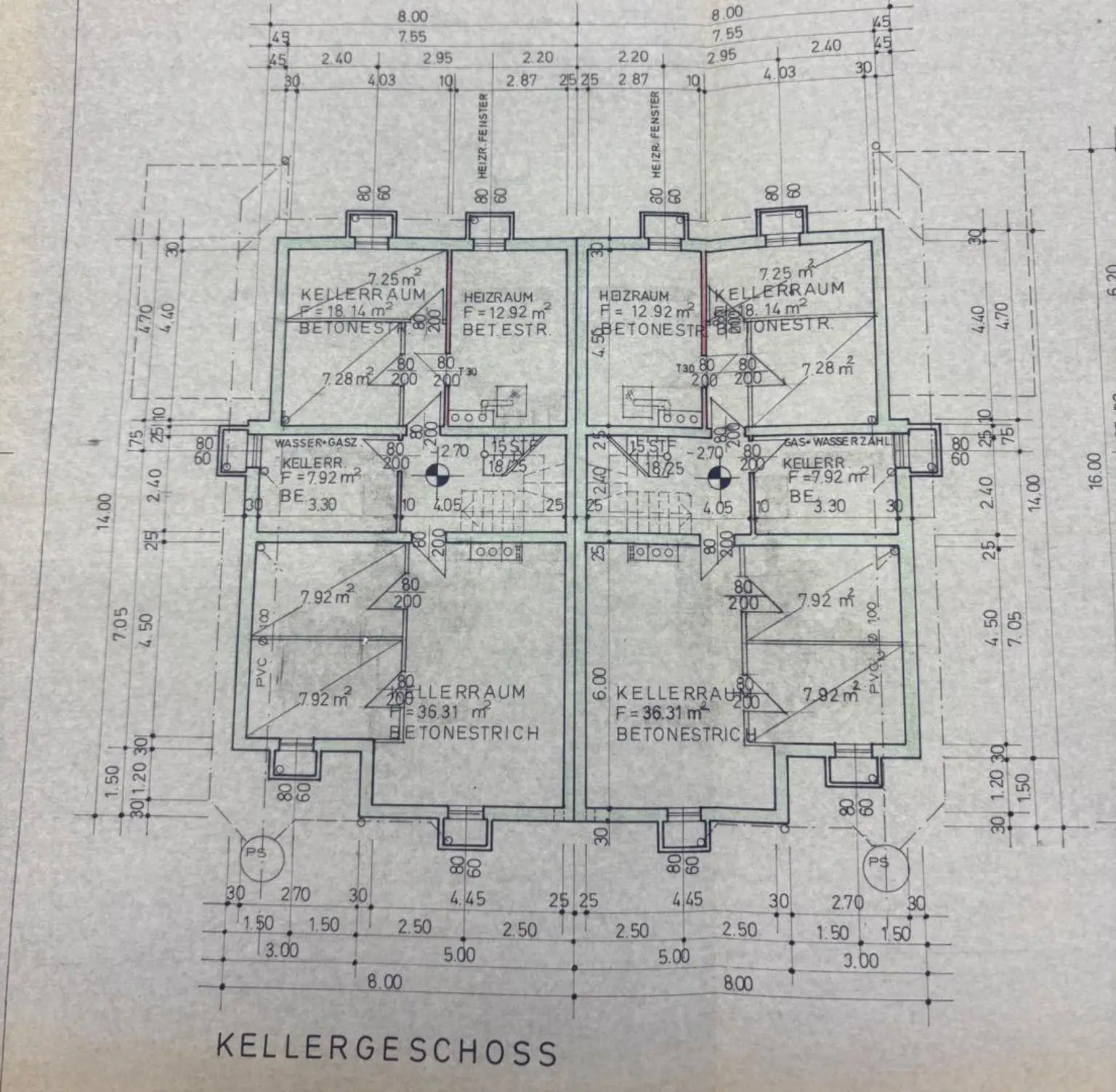 Grundriss - Kellergeschoss
