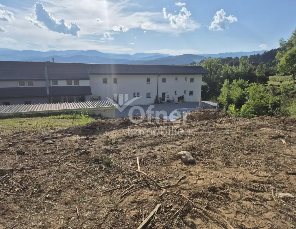 Grundstück mit Aussichtslage in Bärnbach