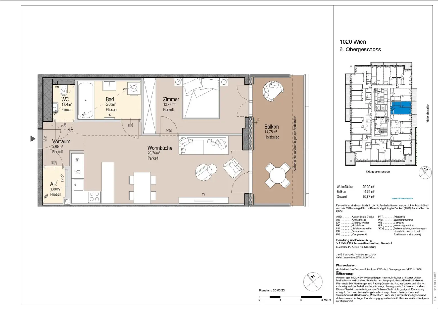 Kleine Perle im ultramodernen Wohnhaus mit Pool am Dach zu mieten // Small gem in an ultra-modern apartm. building with pool on the roof for rent //