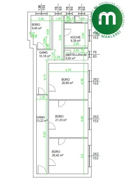 Büro oder Praxis in Top-Lage am Kagraner Platz – 1220 Wien