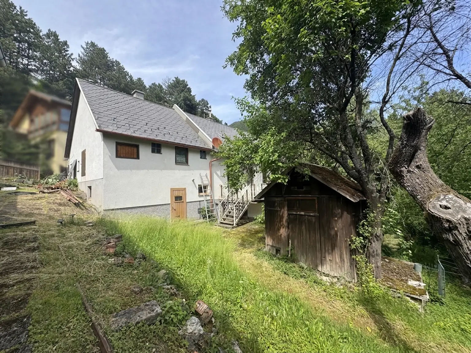 Ansicht vom Garten
