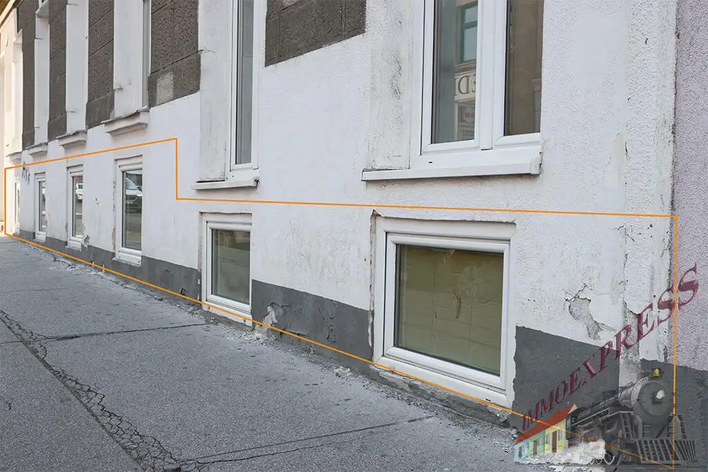 HERZGASSE nahe Quellenstraße  =  Geschäftslokal nur für LAGERZWECKE