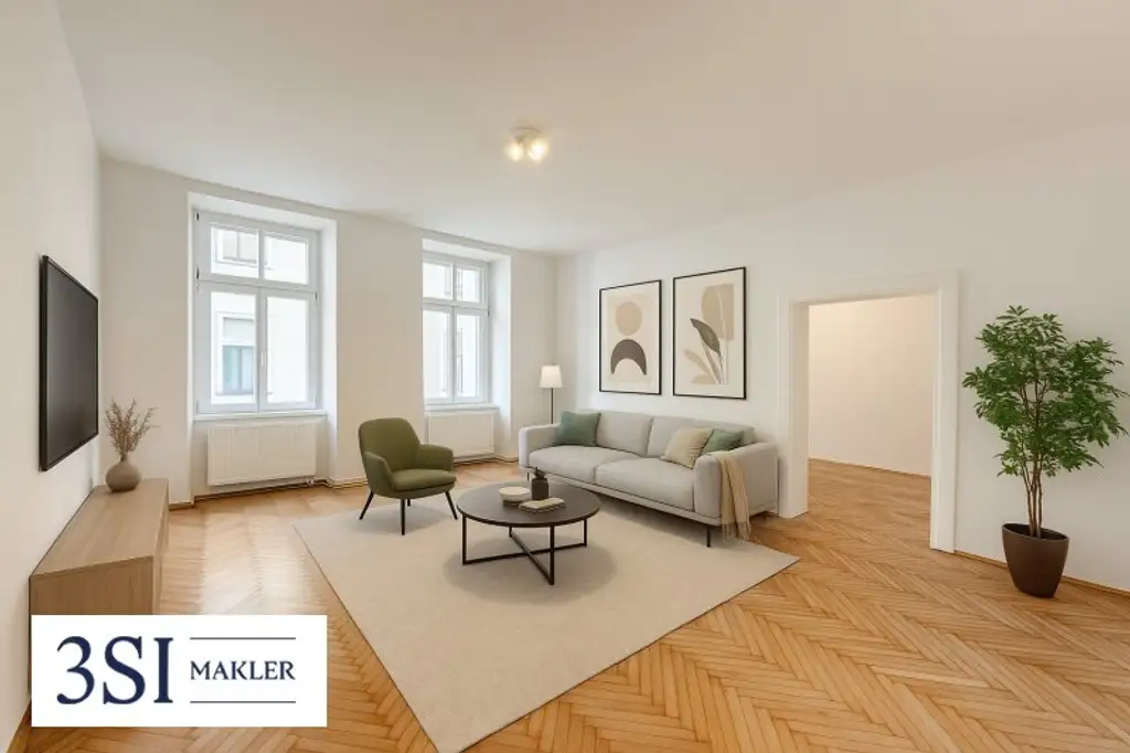 2-Zimmer-Wohnung in ruhiger Innenhoflage am Donaukanal