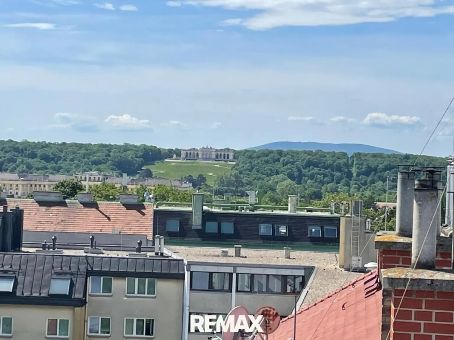 Traumhafter Blick auf Schloss Schönbrunn