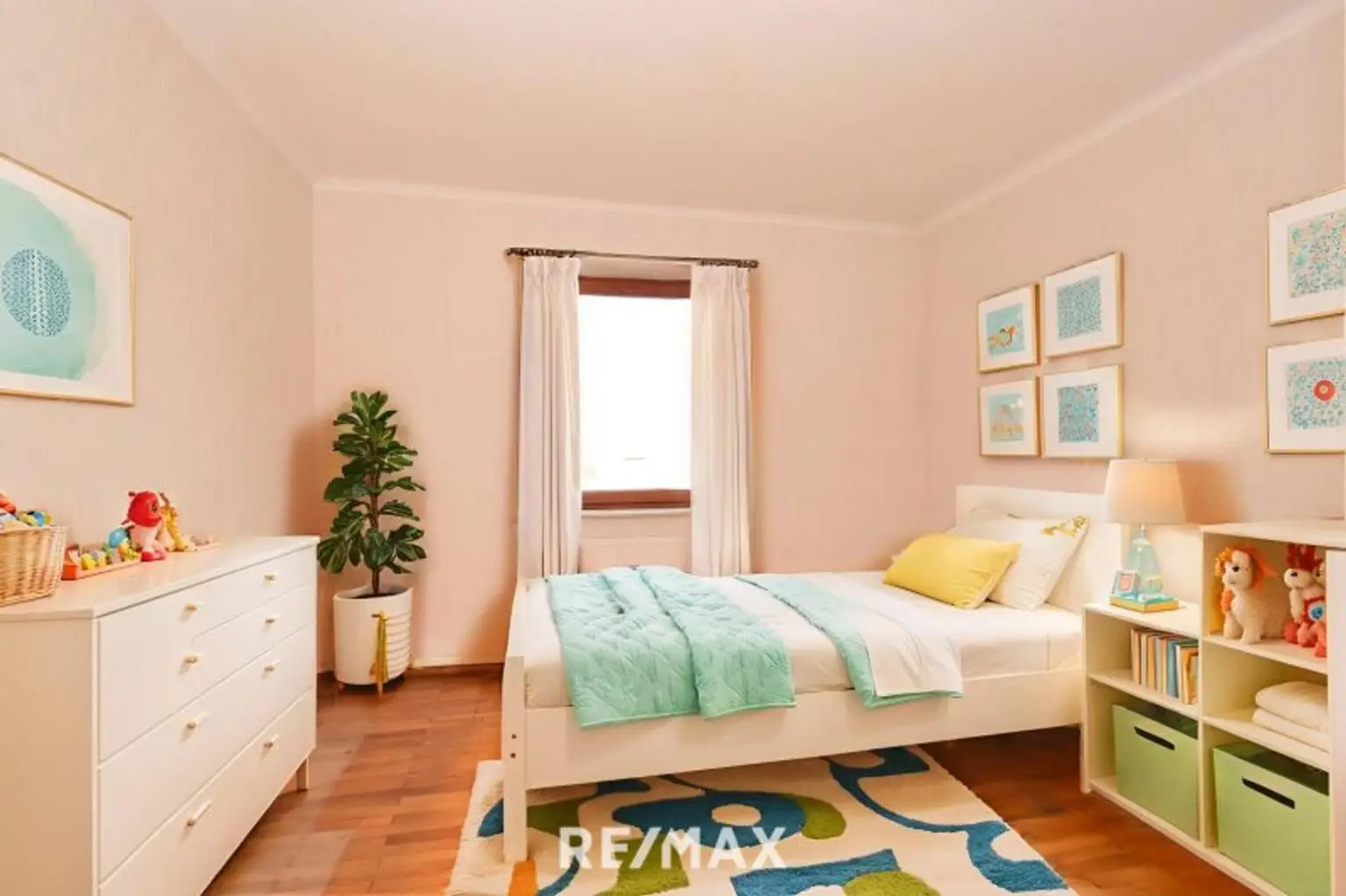 Kinderzimmer (virtuell eingerichtet)