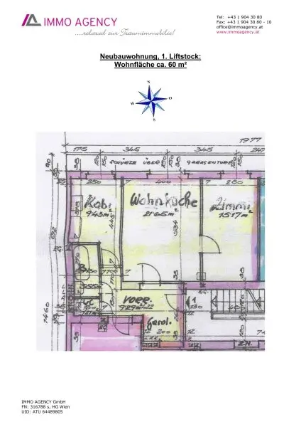 Tolle 3 Zimmer Wohnung Nähe Sobieskiplatz